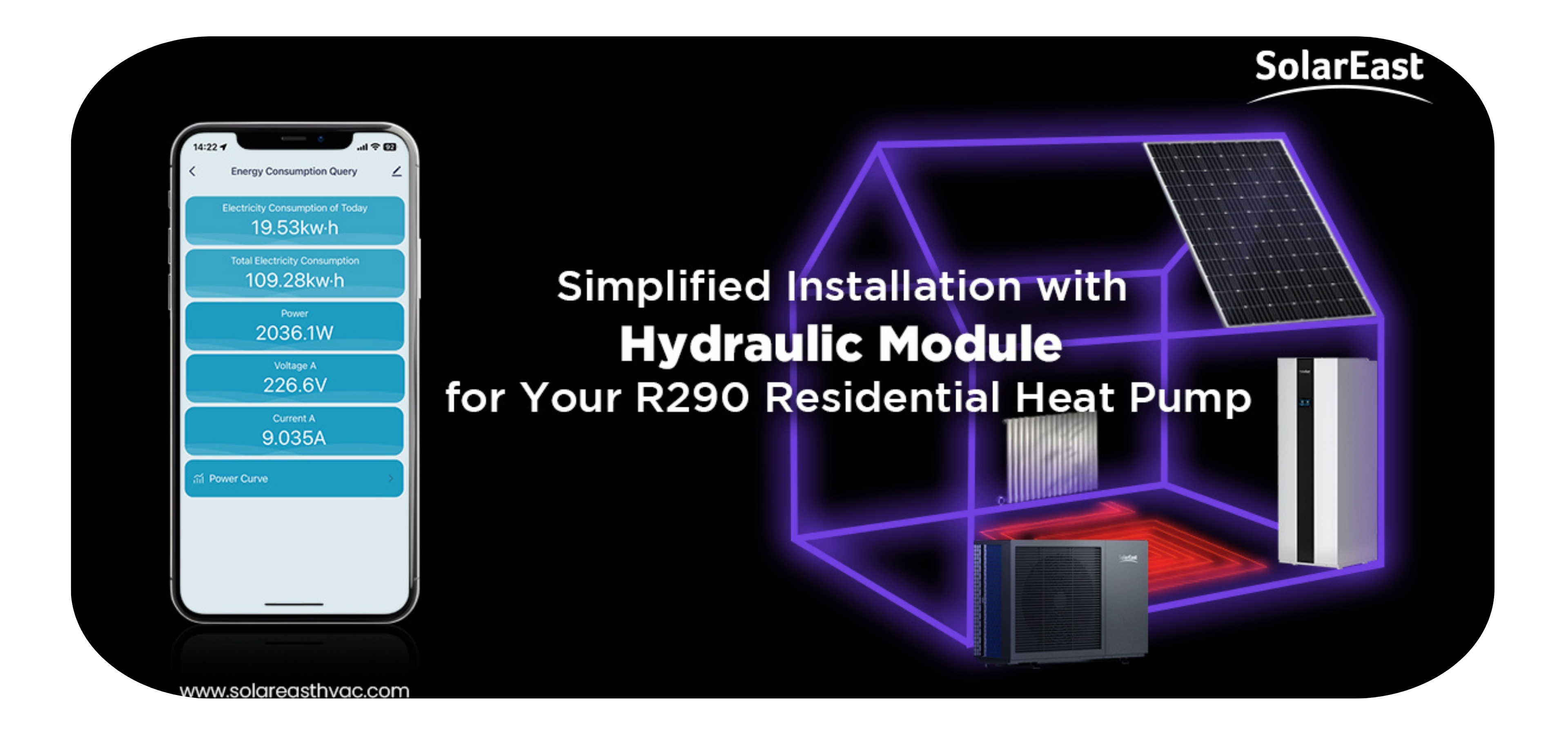 Residential heat pump providing radiant floor heating Residential heat pump providing radiant floor heating