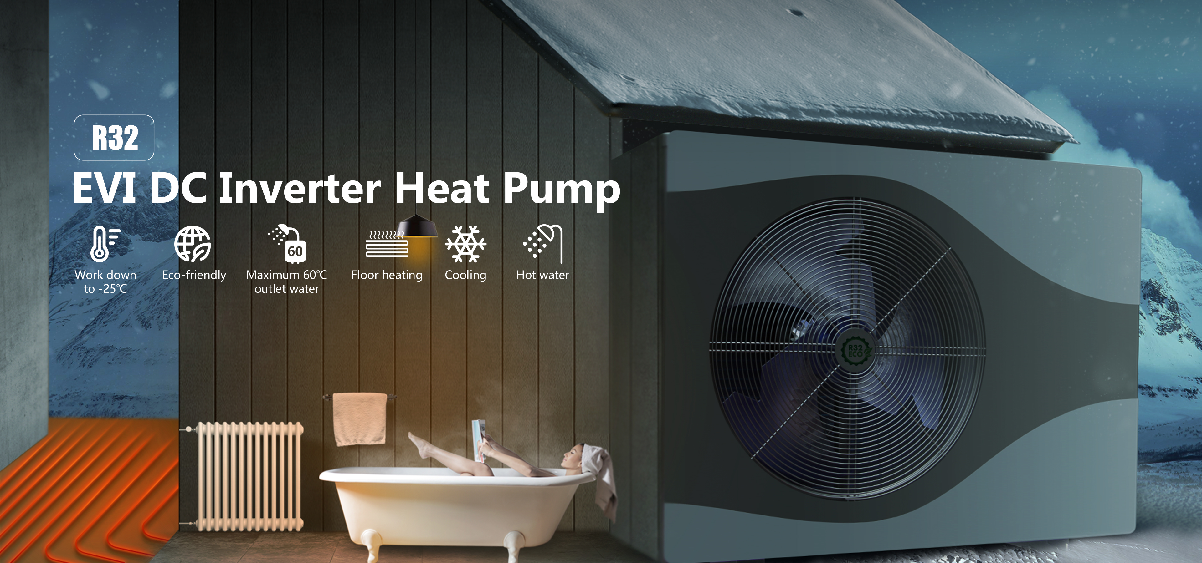 heating&cooling&floor heating