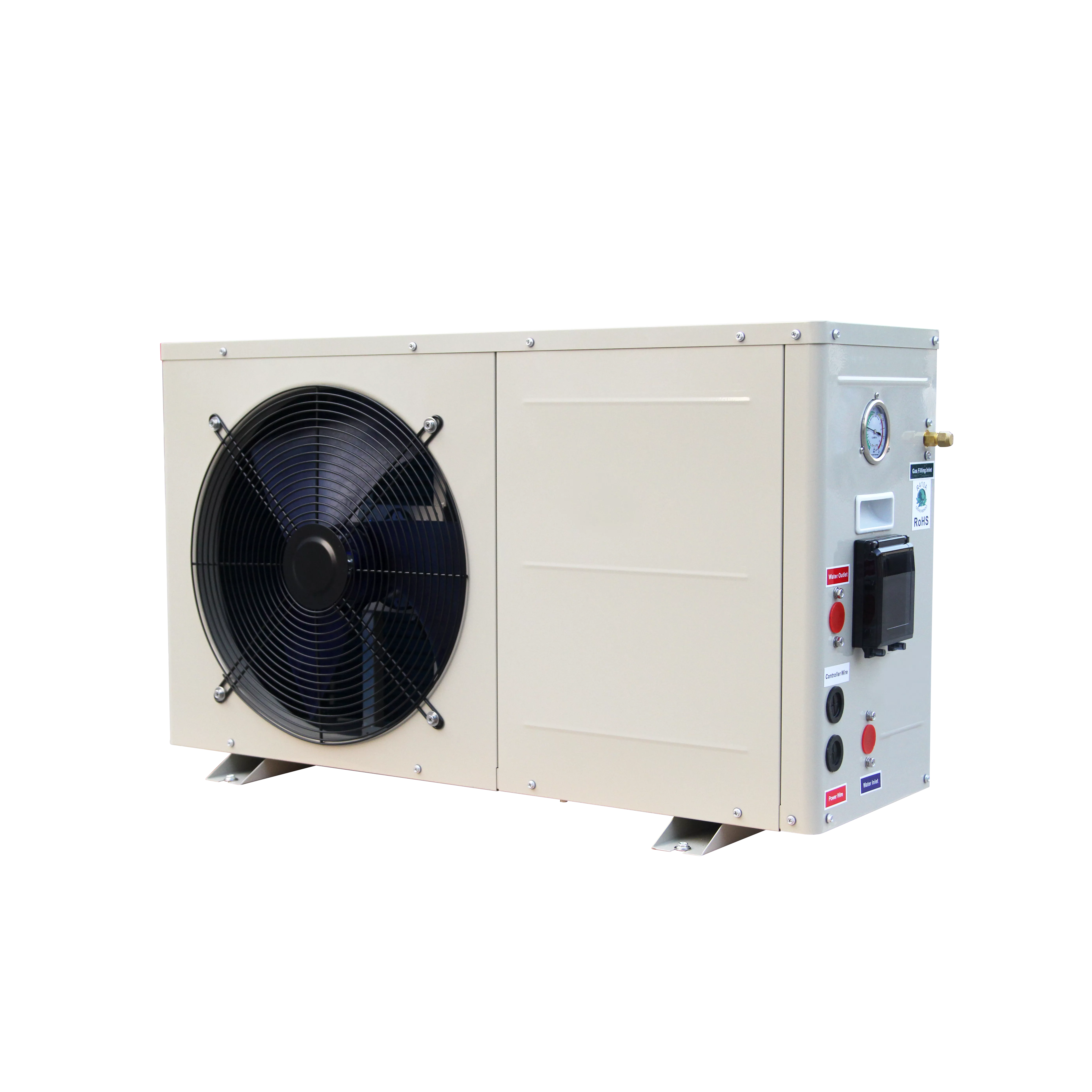 4KW/6KW/8KW/10KW/12KW/18KW Low Noise R410a Eco-friendly Efficient Domestic Heat Pump Water Heater -RS Series