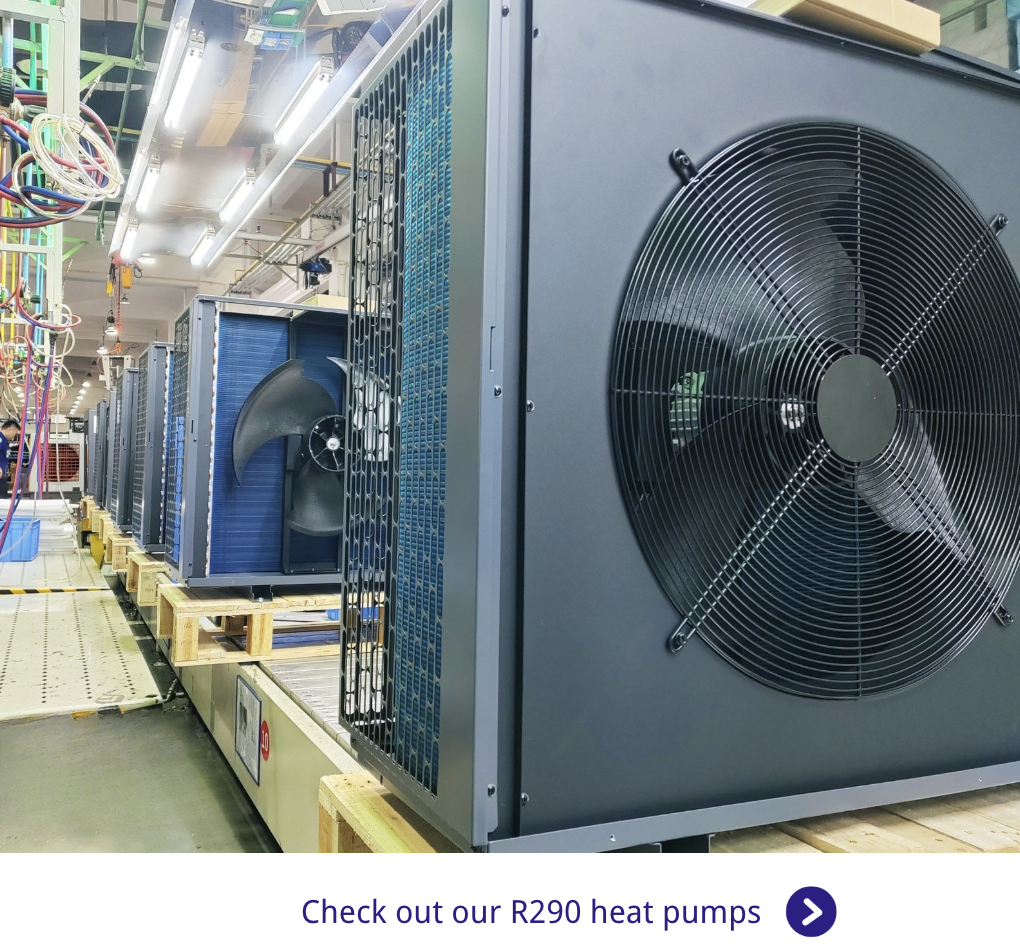 Check out our R290 heat pumps