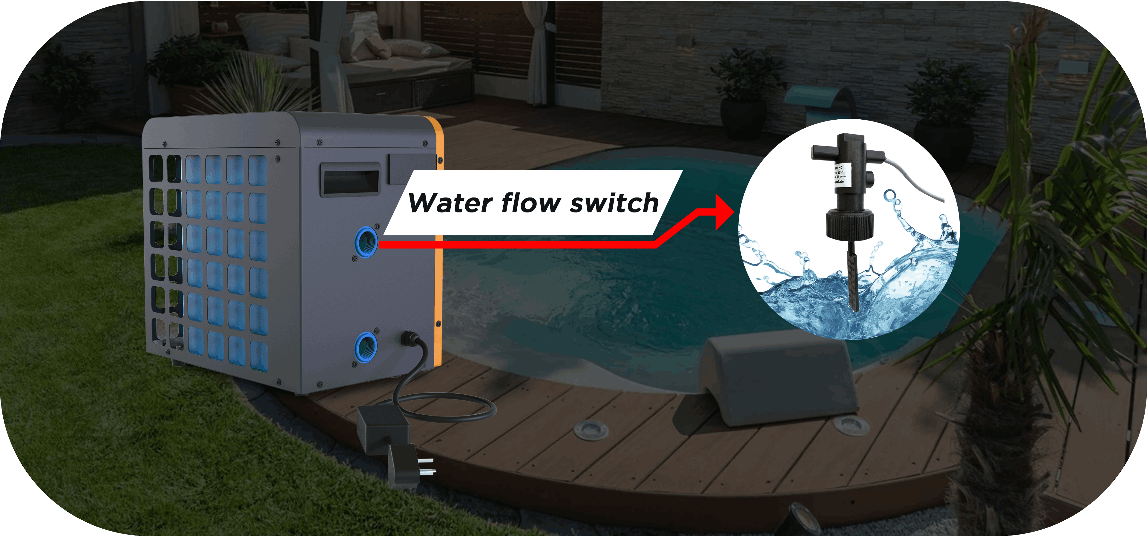 swimming pool heat pump m4